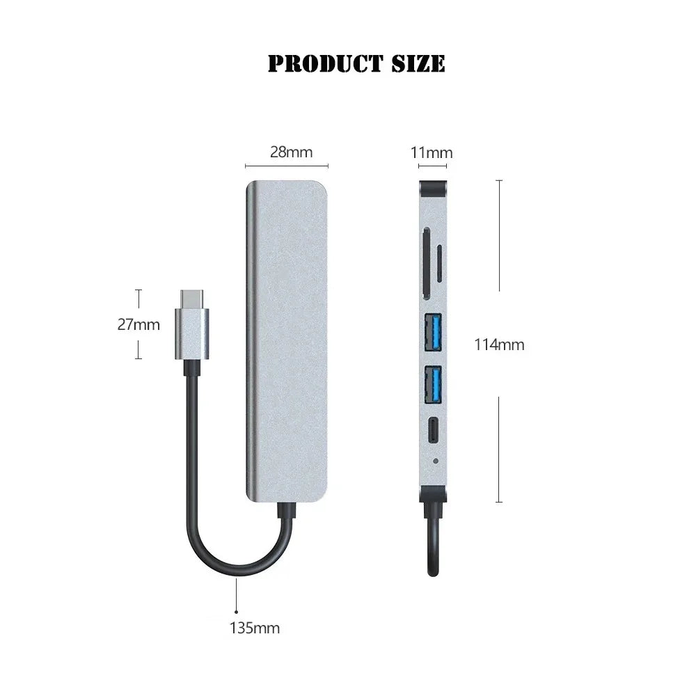 Hub USB-C 6/1