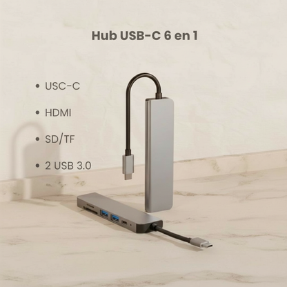 Hub USB-C 6/1